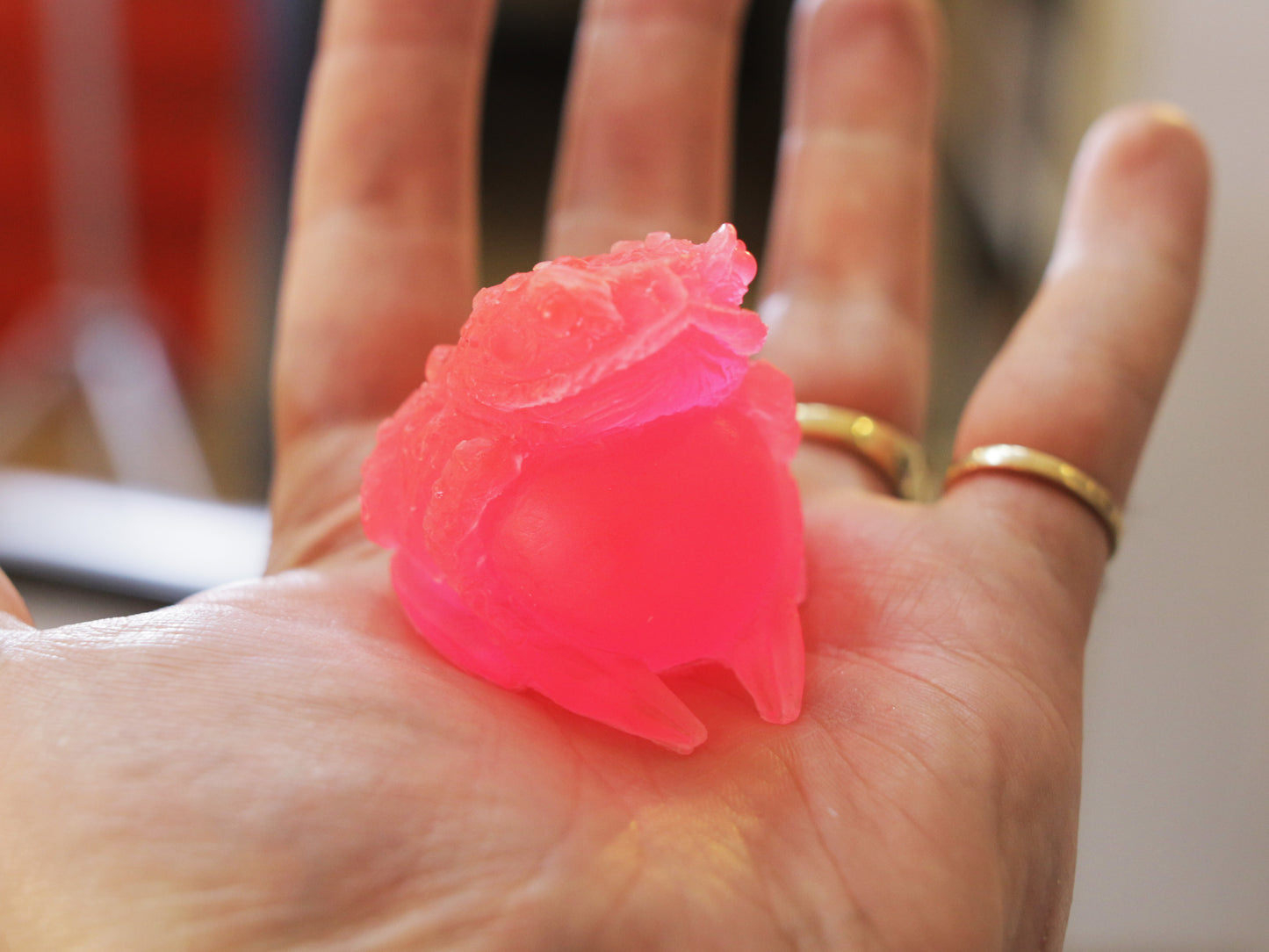 Miscast's Toad V2 Gen3 - PINK GLOW IN THE DARK + Recasting License - 1 of 36